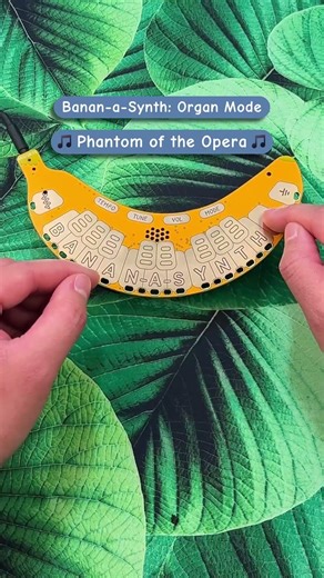 Phantom of the Opera but it's on a banana shaped synthesizer | MicroKits Banan-a-Synth