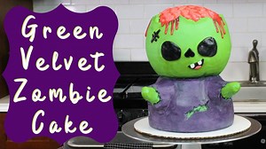 34K views · 1K reactions | This zombie cake is scary delicious! It's made with green velvet cake layers, homemade buttercream frosting, and is equal parts spooky and cute! The recipe can be found here: https://chelsweets.com/2019/10/18/zombie-cake/ | Chelsweets | Facebook