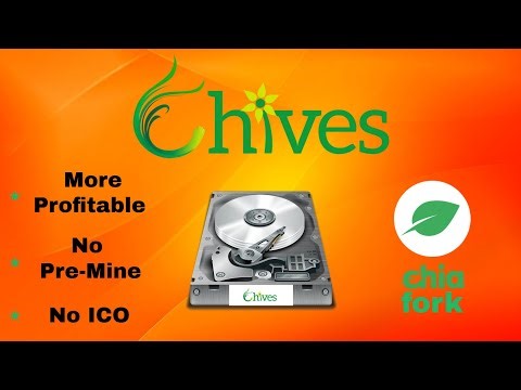 Hard Drive Farming! CHIVES: More Profitable than Chia