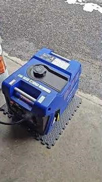 Start up of a Westinghouse 5000 watt dual fuel inverter generator.