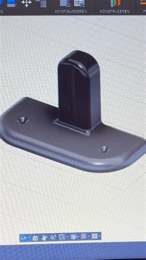 Verbesserungen an der Auto-Display Halterung #3ddrucker #fusion360