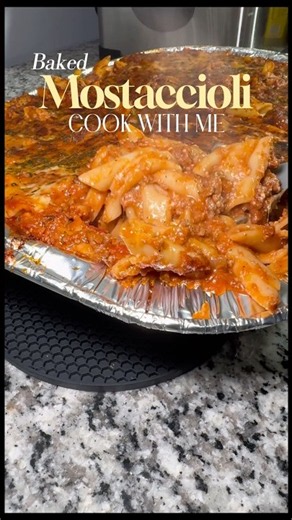 How I Make Mostaccioli | Easy Dinner Recipe 🍝