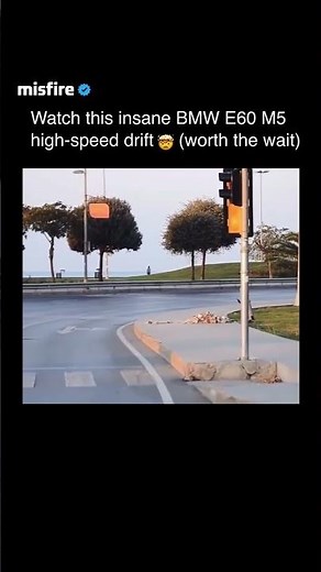 Watch this insane BMW E60 M5 high-speed drift 🤯 (worth the wait)