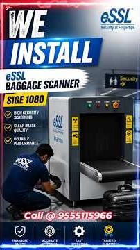 eSSL Baggage Scanner Installation | Security Screening Solution by Adapt Security Systems #essl