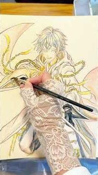 62-Year-Old Artist Drew Tsurumaru from Touken Ranbu #ToukenRanbu #Tsurumaru #handdrawn #art