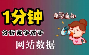 竞争对手网站数据分析工具来了