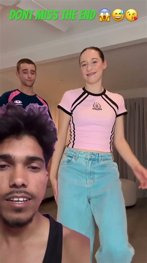 DONT MISS THE END 😱😘😅 #instadp #dance #couple #preppy #funny #duet #trend