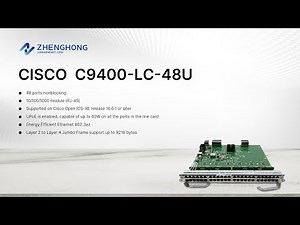 Cisco Catalyst 9400 Series Module C9400-LC-48U Display (on sales)