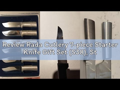 Review Rada Cutlery 7-piece Starter Knife Gift Set (S38), Stainless Steel Hollow Ground Blades, Made