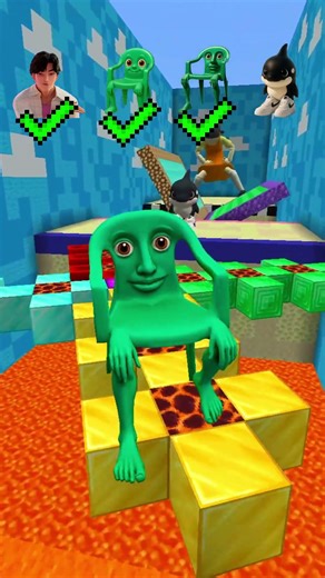 Kpop Demon Brainrot Noob Pro Challenge 😱 P.9 #minecraft #roblox