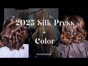 2025 Fall Hair Color Ideas + Silk Press🤎🍂🍁