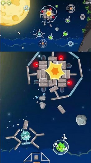 Level 17 Angry Birds Space – Fast & Clean Shot (Short)