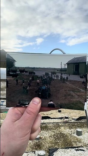 Memphis Belle - The crew heading to their fortress - Then and Now #ww2 #memphisbelle #movie