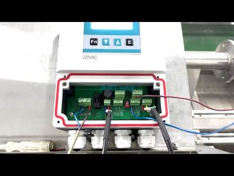Split-type Electromagnetic Flow Meter Calibration and Parameter setting