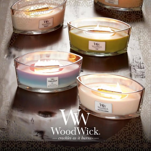 5.1K views · 139 reactions | Experience the soothing crackle and long, dancing flame of WoodWick® with Hearthwick® Flame on our Ellipse Candles. | WoodWick Candles | Facebook