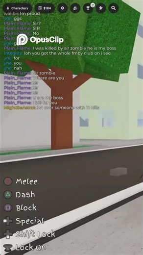 Messing around as a Roblox boss