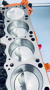 Mopar 360 engine rotating pistons, satisfying @Roadside_Rebuilds