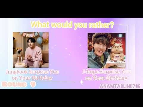 What would You Rather? 'BTS Edition' 💜💜💜🔥🥰✨