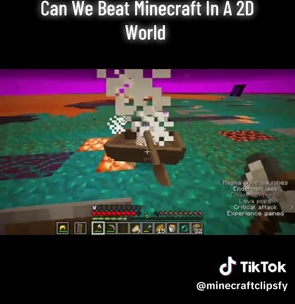 Can we beat Minecraft in a 2d world #minecraft #minecraftbut #minecrafter #minecraftsurvival #minecraft2d