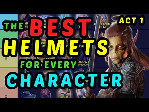 The MOST BROKEN Item Slot in Baldur's Gate 3 - Helmets Tier List and Guide - Act 1