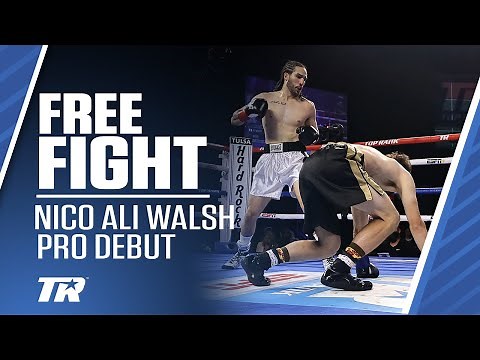Nico Ali Walsh, Grandson of Muhammad Ali, Knocks Out Weeks in 71 seconds in Pro Debut