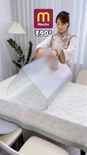 47K views · 971 reactions | Comment for link  transparent table protector cover #tableprotector #homedecor #tablecover #homeessentials #budgetfinds #reelsshopping #smartliving #cleanhome #reelstrending #dailyuseproducts | Gadget24Finds | Facebook