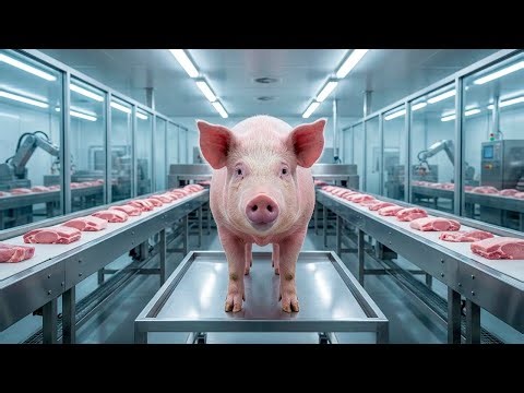 Inside the Pork Processing Factory: From Farm to Sausages & Ham (Full Process)