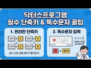 How to input Doctors Program shortcuts and special characters