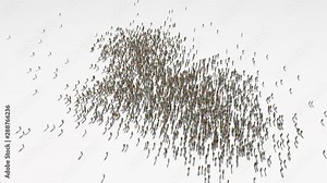 jordan map. Group of people walk and create a map of jordan.