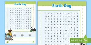 Earth Day Word Search