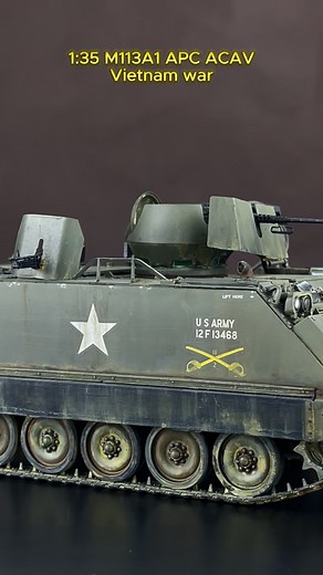 eBay : https://ebay.us/m/FXKTdU Locked & loaded in Vietnam! 1/35 M113A1 ACAV rolling into the battlefield — realistic weathering, armored cupola & iconic jungle green finish. A true legend of the Vietnam War! #ProBuiltModel #M113 #M113A1 #ACAV #VietnamWar #ScaleModel #AFVClub #MilitaryModel #ModelKit #Diorama #VietnamWarHistory #USArmy #ArmoredVehicle #MiniatureArt #PlasticModel #ScaleModeling #WarHistory #ModelCollectors #1_35Scale #Wargaming #HobbyModel | Pro Built Model