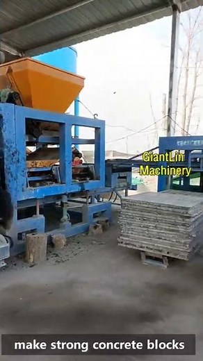 how to run a concrete block production machine factory #block