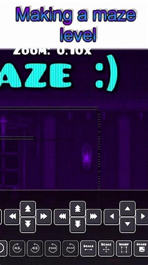 Making a maze level ig #geometrydash