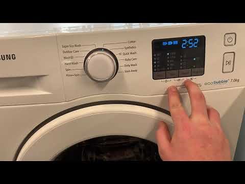 How To Turn Sound On/Off On A Samsung Washing Machine