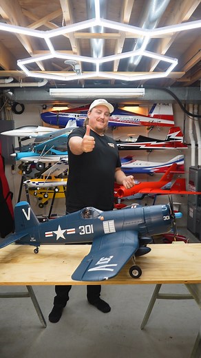My first Corsair! Today we are assembling the 1400mm F4U Corsair from FMS. This plane has a ton of scale detail, and those rectractable landing gear are so good! #RCPlane #F4UCorsair #FMS #ModelAviation | Hangar14RC