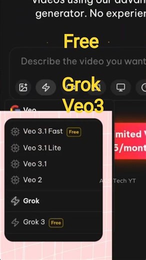 Unlimited FREE AI Video & Images! Grok and veo3