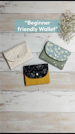 How to Make a Card Holder Wallet with Coin Pouch | Small Wallet Sewing Tutorial