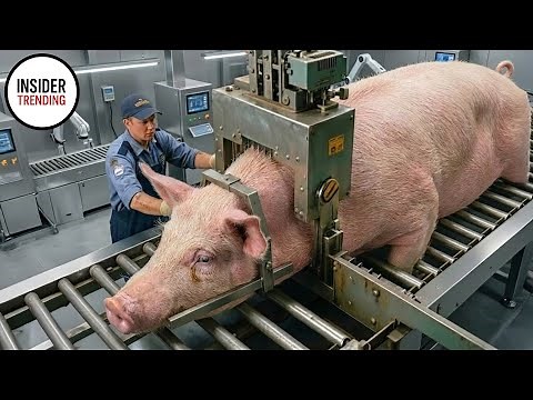 Inside A Pig Slaughter Factory | How Pigs Are Turned Into Sausages