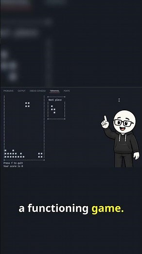 My Tetris Game in Python: See it in action!