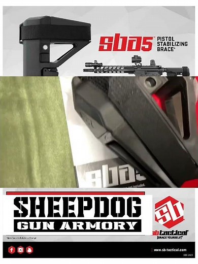The New SB Tactical ‘SBA5’ AR Pistol Brace