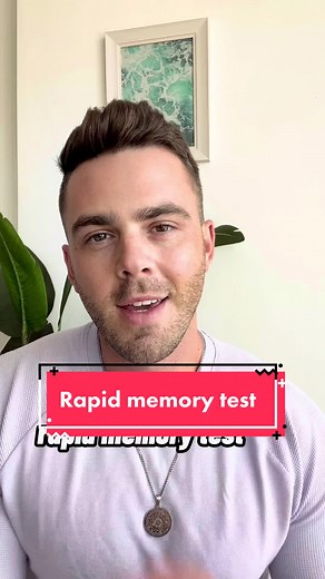 Boost Your Memory with this Rapid Memory Test