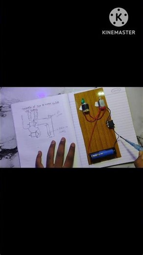 how to do connection of two motors and switch with single battery#short #experimnent
