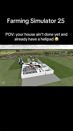 Building a Dream Home with a Helipad in Farming Simulator 25