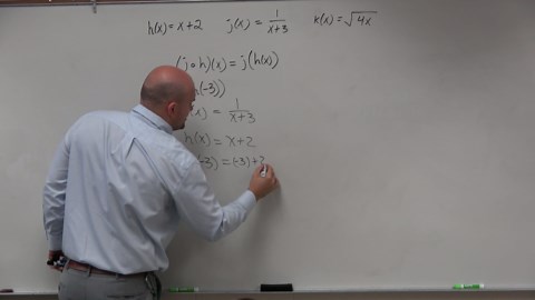 Evaluate the composition of a rational and radical function