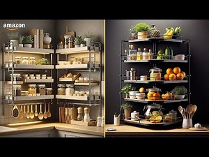 25 Amazon Kitchen Organization & Storage Hacks To Maximize Space in Your Tiny Kitchen! (With Prices)