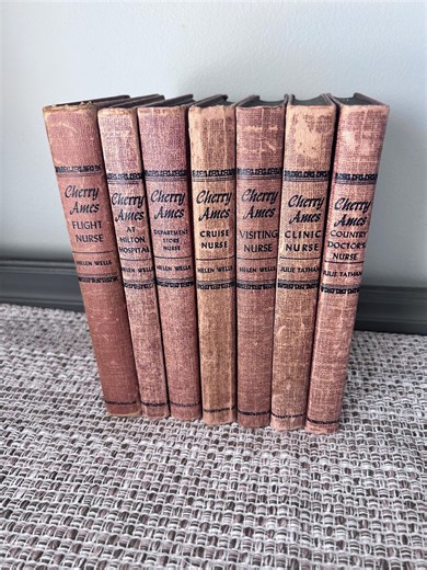 Vintage Cherry Ames Nurse Books by Helen Wells 1940-50’s Set of 7 Books - Etsy