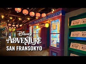 Disney Adventure San Fransokyo Street Tour 4K | Big Hero 6 Area Walkthrough | Disney Cruise Line