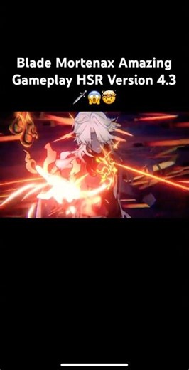 Blade Mortenax New Gameplay🗡️💥🤯 #honkaistarrail #hoyoverse #hoyocreators #gacha #gachagames #hsr