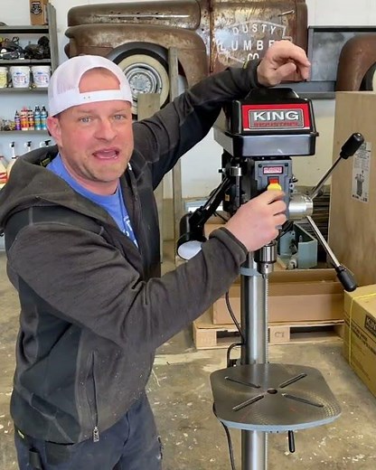 Quick Review of King Canada Drill Press (model KC-15HS-VS)