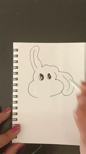 #cute bunny#bunny using mobile#fastest drawing of rabbit
